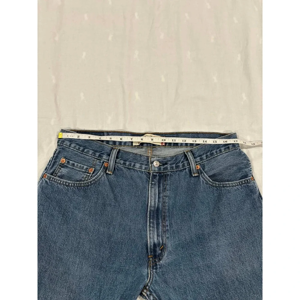 Levi's 505 Mens Jeans 36x29 Straight Fit‎ Blue Denim Classic